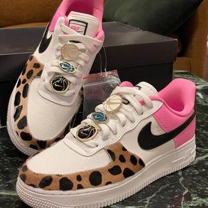 Nike air max leopard pony custom sneakers
